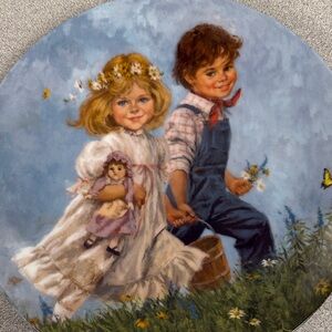RECO plate Jack and Jill 1986 Charming Decorative Plate